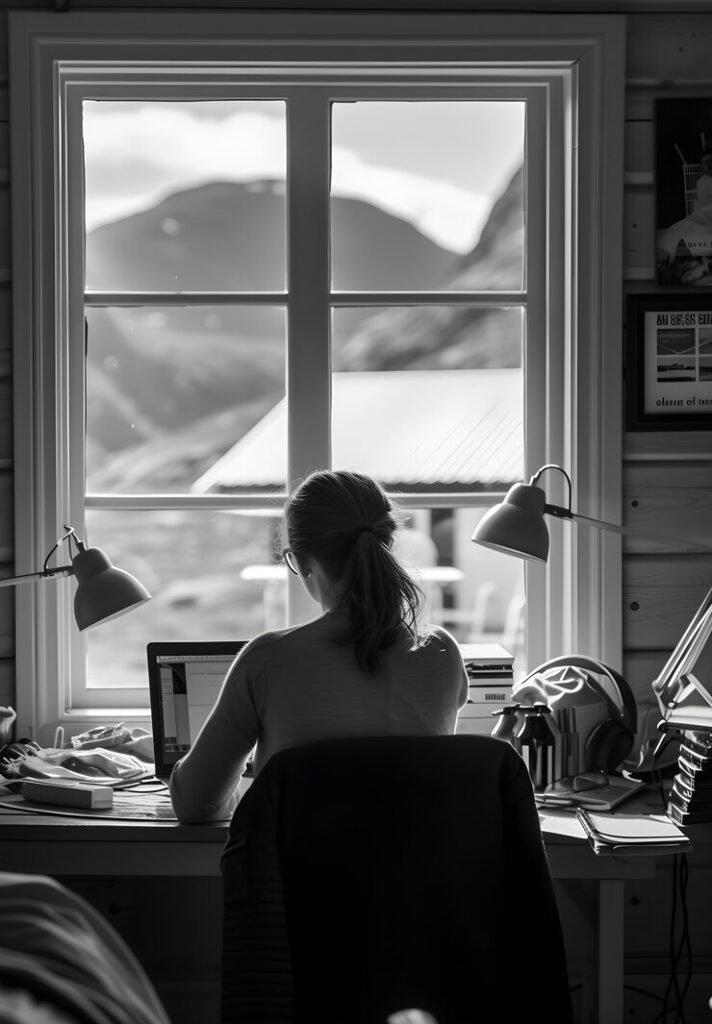 black white portrait digital nomads 23 2151254067